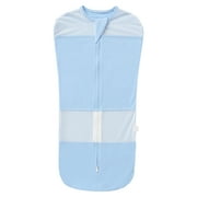 iaksohdu Baby Swaddle Wearable Dual Zipper Cotton Parisarc Solid Sleep Sack Blanket Kids Accessories